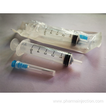 5ml Sterile Hydrodermic Disposal Syringes with Blue Needle
